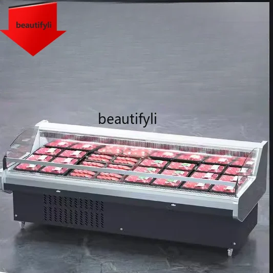 

A61 Fresh Meat Display Cabinet Commercial Fresh Cabinet Supermarket & Shopping Malls Freezer Air Cooling Deli Cabinet