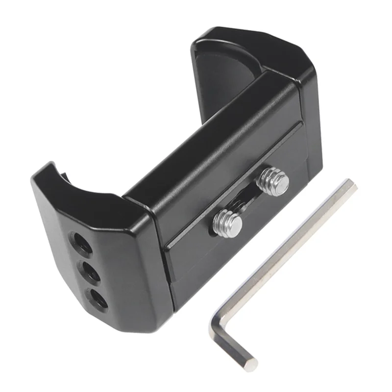 Clipe universal atualizado faixa de largura ajustável 55mm-85mm dispositivo para banco de potência braçadeira suporte ssd do telefone móvel montagem de sapata fria