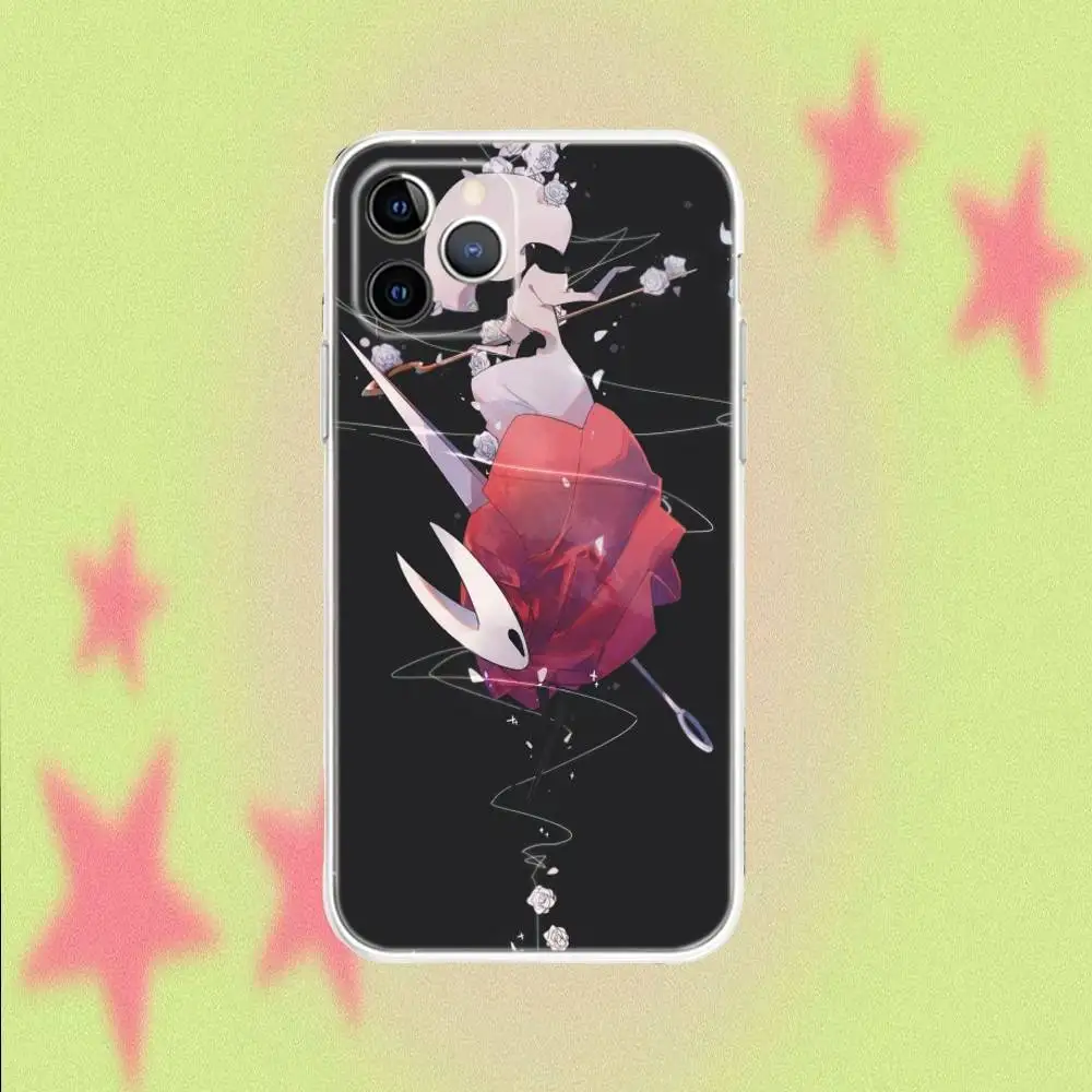 Custodia per telefono Hollow Knight per iPhone 17 16 15 11 12 14 13 Pro Max Mini X XS XR 7 8 Plus SE4 16E Cover in silicone antiurto Fundas