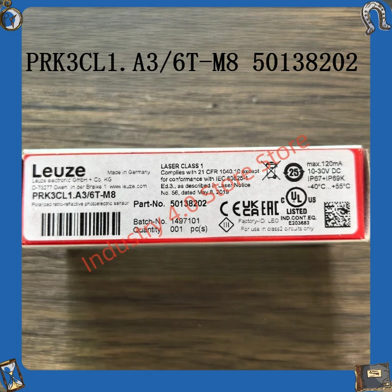 

PRK3CL1.A3/6T-M8 Brand Photoelectric Switch 50138202 New