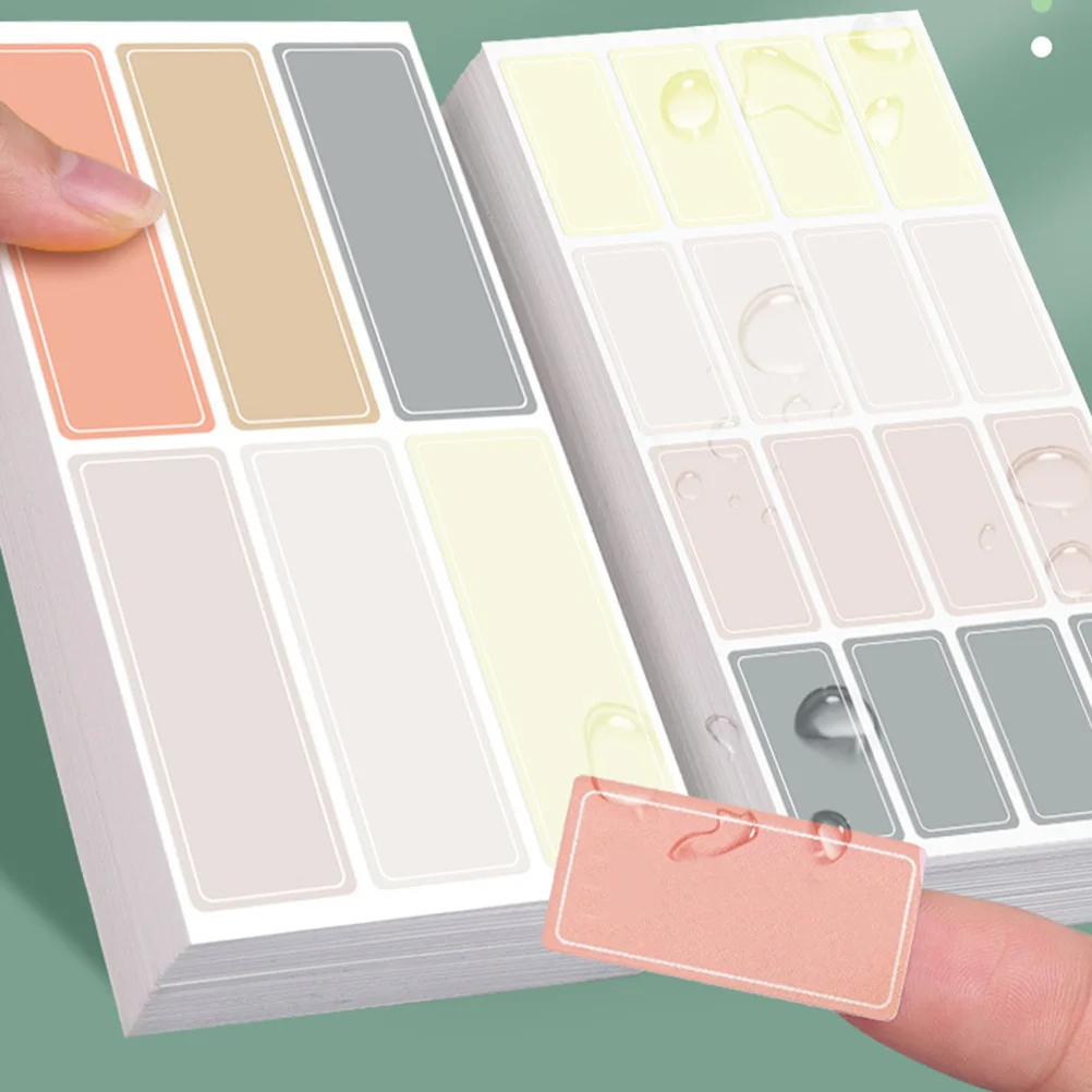 

520Pcs Waterproof Sorting Tag Stickers Removable Easy Peel Off Name Labels for Containers Home Office Use Storage Tote Labels