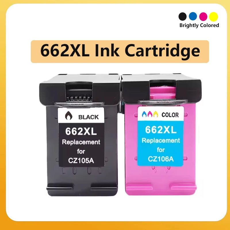 662XL 662 XL Compatible Ink Cartride For HP662 For Deskjet 1015 1515 2515 2545 2645 3515 3545 4510 4515 4516 4518 Printer