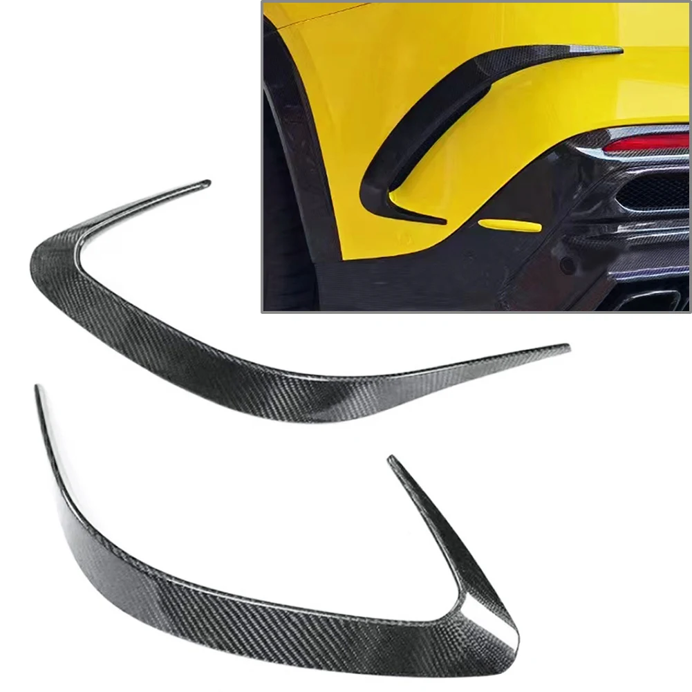 

Car Rear Bumper Splitter Canards Fins For Mercedes Benz GLE Class C292 GLE 300 350 400 450 500 550 GLE43 GLE63 AMG 2015-2019