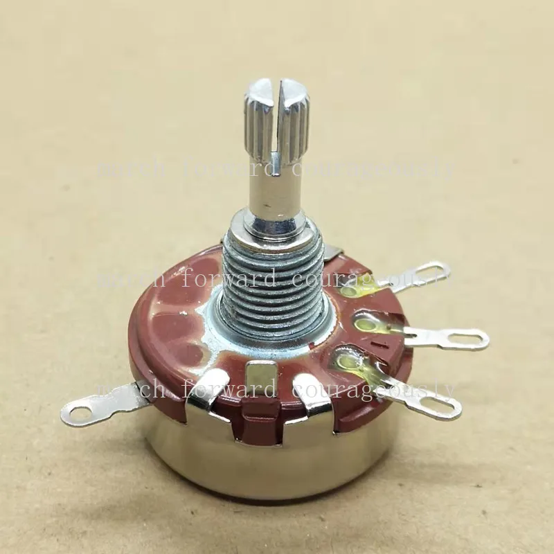 10PCS WTH118-1A single-turn carbon film potentiometer, 22K audio speed control potentiometer, handle length 25MM