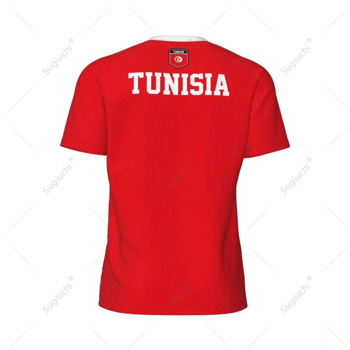 Exclusive design Tunisia Flag Grain 3D Printed Men For Running Bike Soccer Tennis Fitness Sports tshirt Mesh Fans Short T-shirt