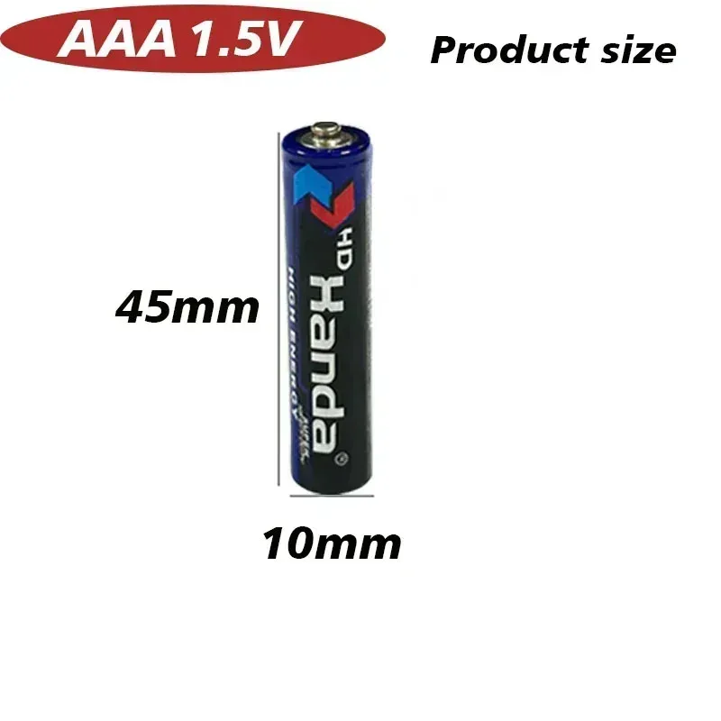 Pilas secas de carbono-zinc-manganeso, adecuadas para juguetes pequeños, relojes de Control remoto, luces LED, AAA, 1,5 V, 70mAh, 60 unidades