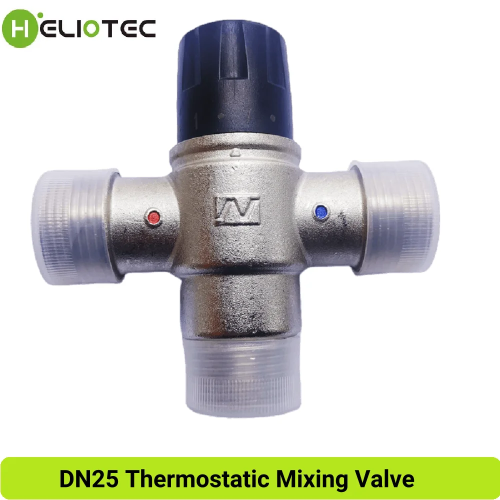 DN20 DN25 DN32 Thermostatic Mixing Valve with Male Screw for Hot Water System and Bathroom Faucet Thermostatic Valve