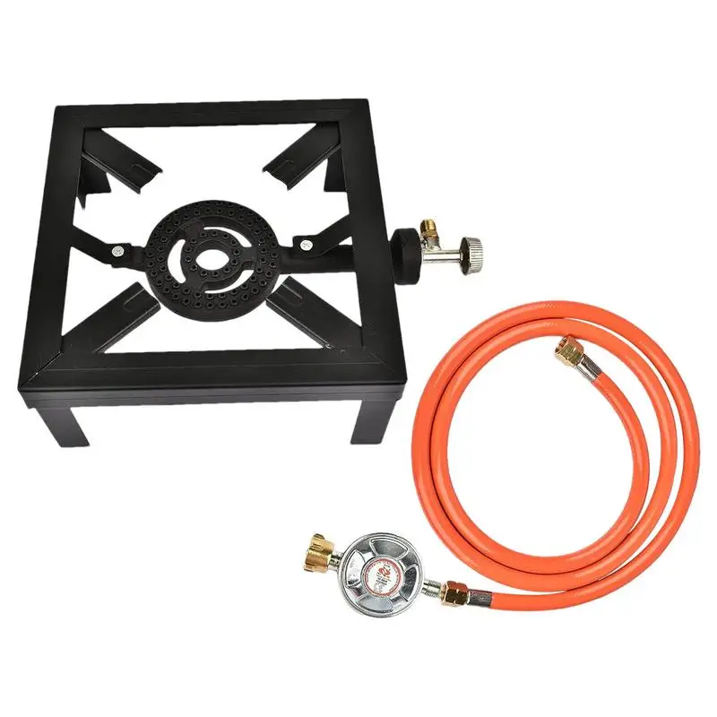 

Portable Cast Iron Camping Stove Portable Fire Control Stove Large Outdoor Stove Kit Ring Burner Helper For Backyard Gatherings