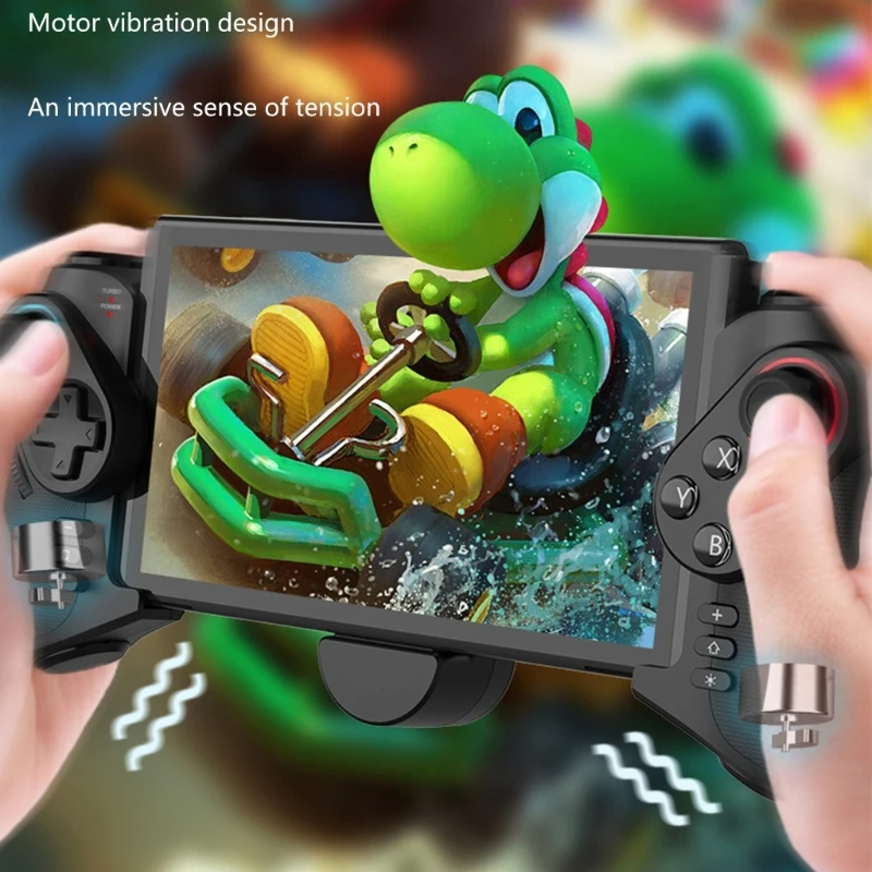 Stretching Game Handle Gamepad Mobile Handle Controller forSwitch/NS OLED Support for PD Fast Charging Gaming Accessory