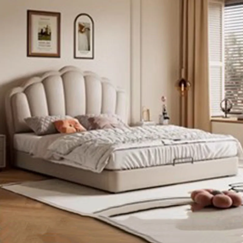 Lounge Letto trasparente Estetico unico Morbido economico Simpatico salone pigro Letto confortevole Camas De Casal ergonomico Mobili salvaspazio