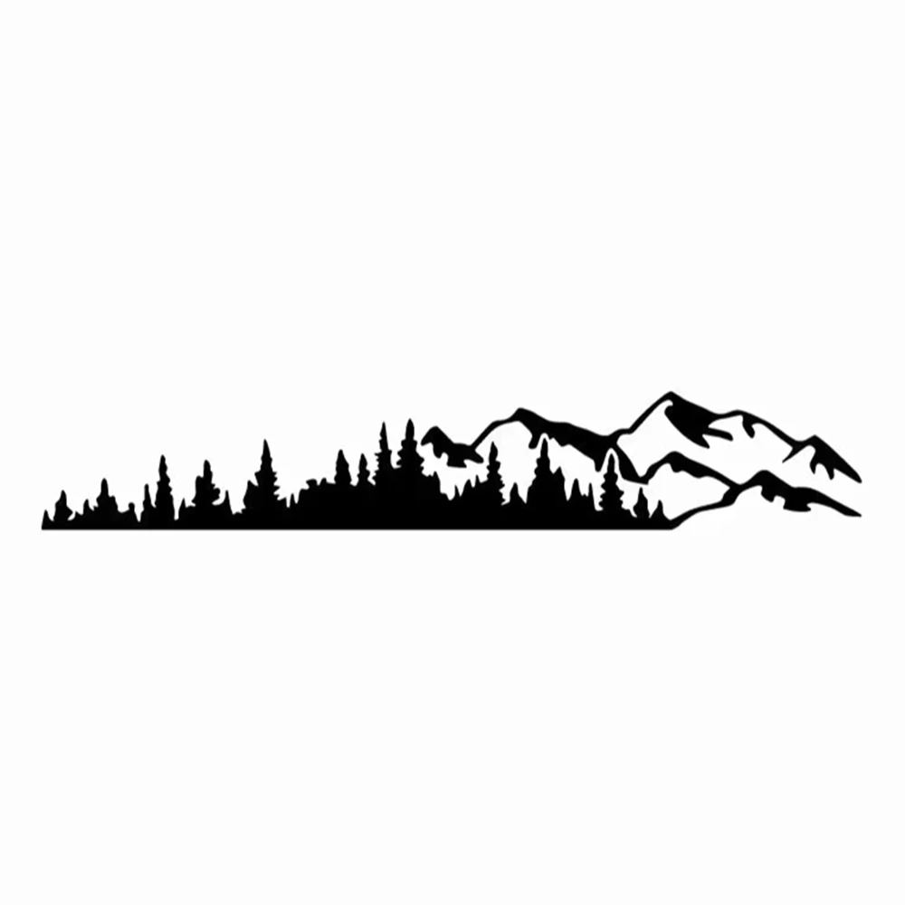

Waterproof Vinyl Camper Side Decals for RV Truck SUV - Mountain Forest Adventure Reflective Body Window Bumper Stickers
