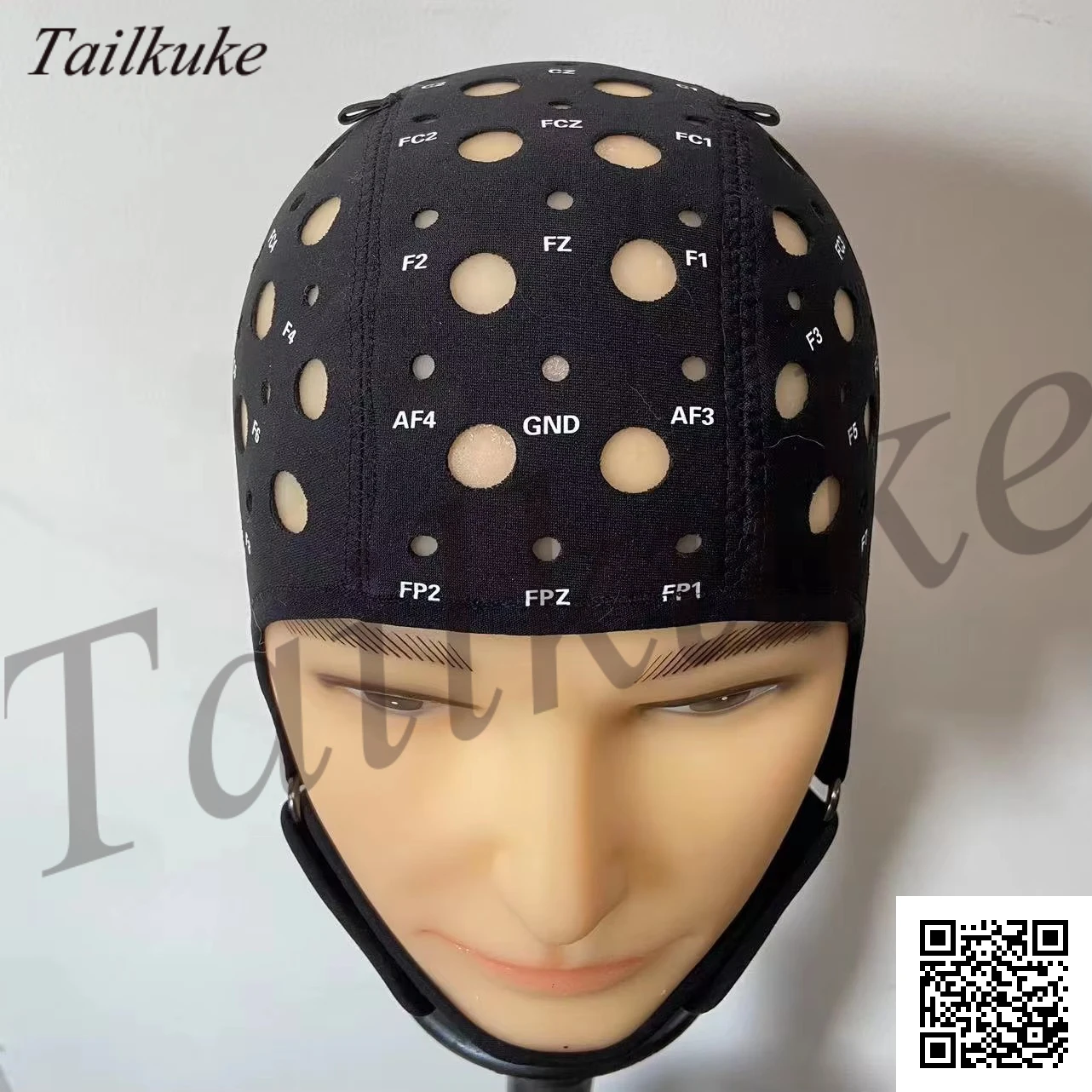 Thickened EEG Cap Electrode Cap Sandwich Thickened New Standard EEG Transcranial Positioning Cap Can Be Customized