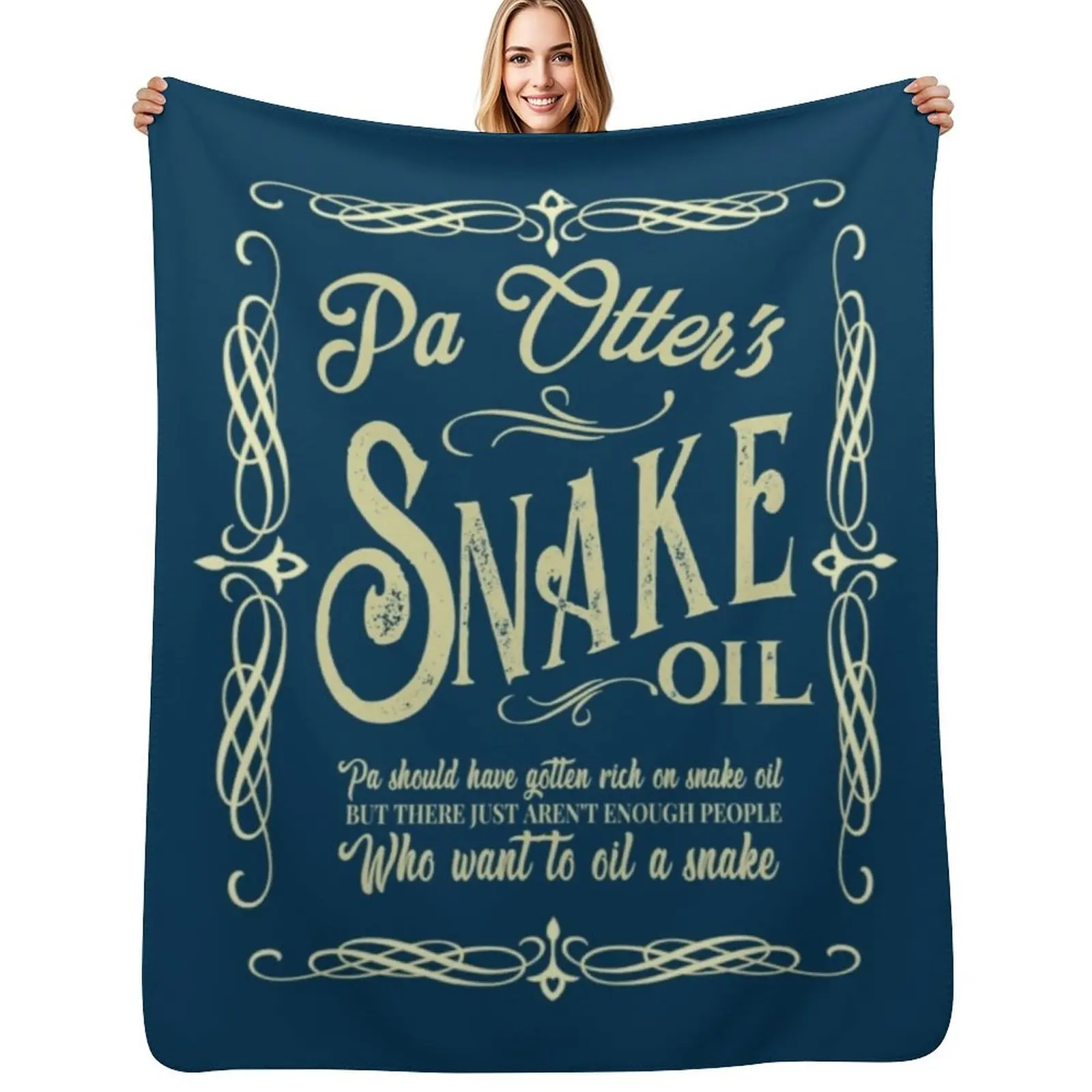 

Emmet Otter Pa Otter_s Snake Oil Jugband Christmas Throw Blanket Personalized Gift Luxury Furrys Blankets
