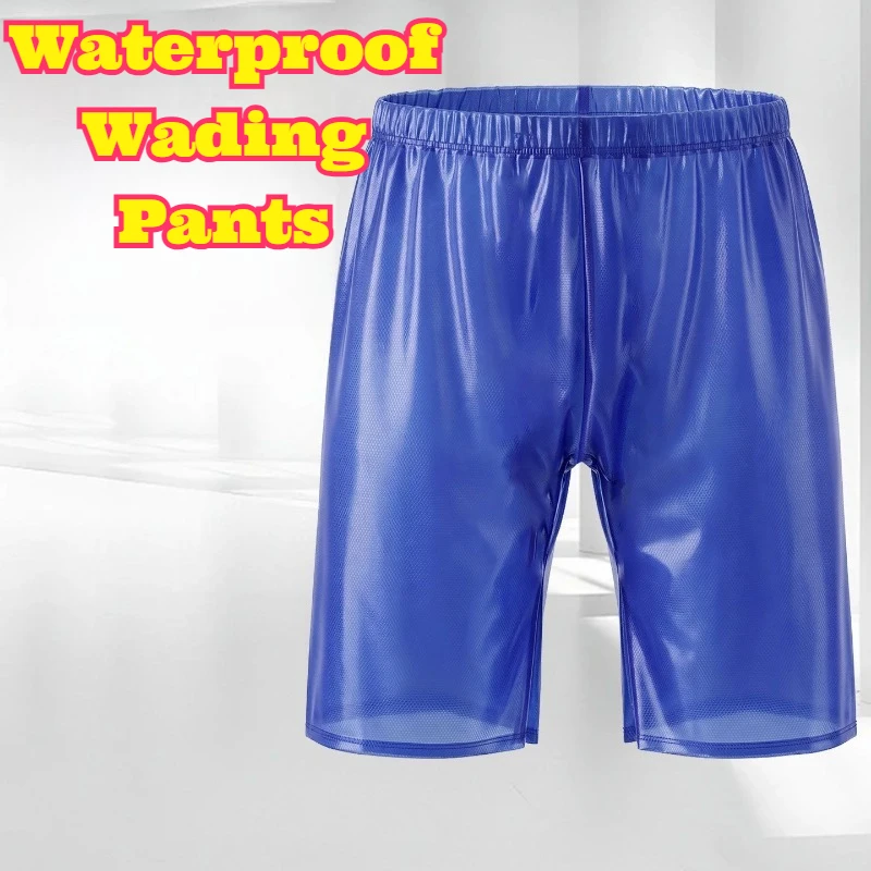 Waterproof Wear Resistant Wading Rain Pants Comfort Breathable Summer Water Repellent Shorts arming Work Wind Rain Protection