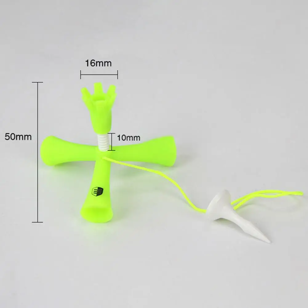 Unique Triangle Golf Tee Portable Compact Golf Ball Tee, Réglable, Rotatif