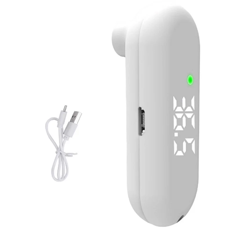 

HOT Forehead Thermometer Mini USB Termometer Digital Baby Monitor Body Temperature Children's Infrared Fever Meter-White
