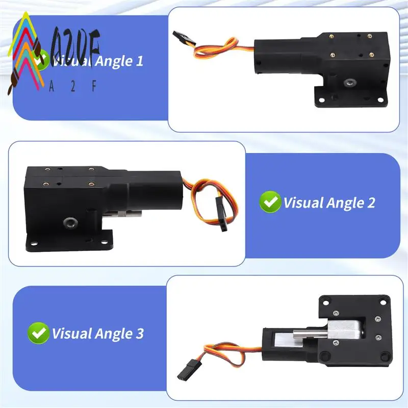 

A20F-Electronic Landing Gear Aircraft Model Fixed Wing Worm Type Electric Retracting Gear Jr Universal Plug Flt