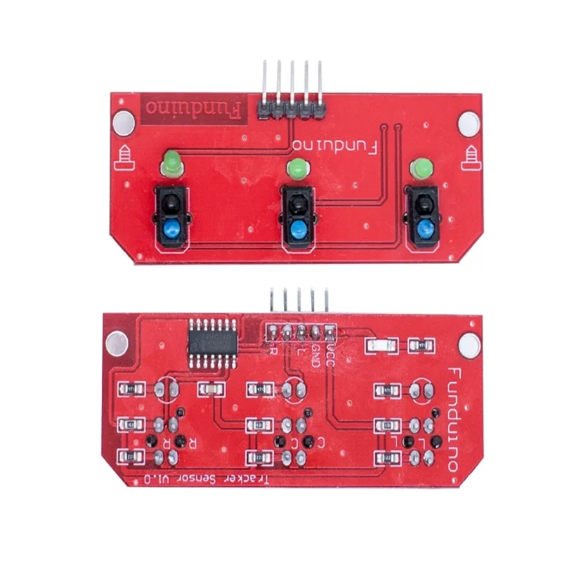 Sensor reflectante infrarrojo TCRT5000, módulo de rastreo y seguimiento de 3 vías, línea de patrulla, evitación de obstáculos, módulo de sensor de robot de coche