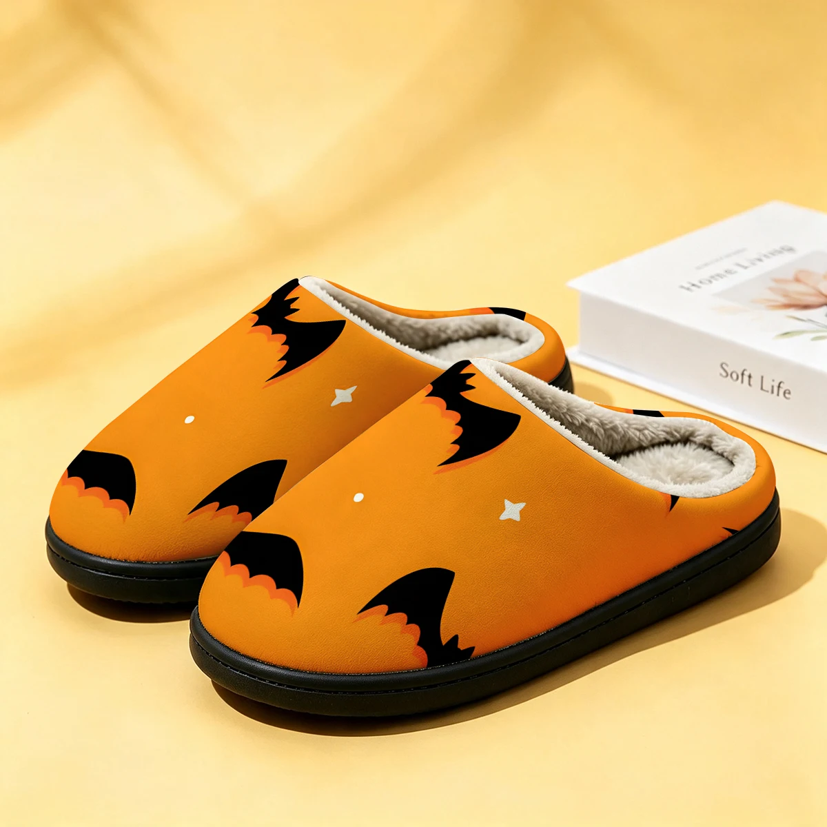 Orange Bats White Stars Women' - Men Shoes For Winter ulasan dan harga