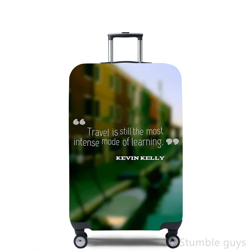 

Высокоэластичный защитный чехол для багажа, устойчивый к царапинам и пыли, прочный, подходит для чемоданов 18-32 дюймов, для авиаперевозок