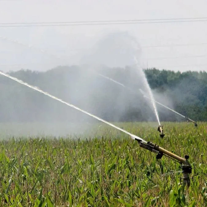 Équipement d'arrosage d'irrigation agricole en métal d'arroseur de pistolet de pluie de Type d'impact de 360 degrés