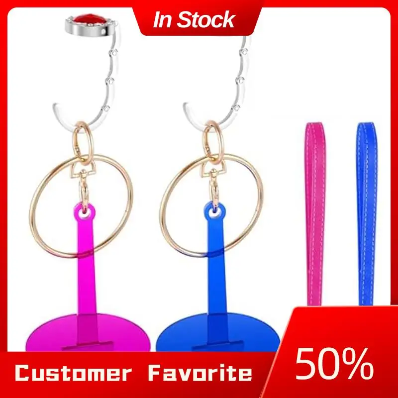 Soporte de hilo de venta superior, paquete de 2 hilos de muñeca portátiles para ganchillo y tejer, soporte de bola de hilo para bola de hilo grande o pequeña