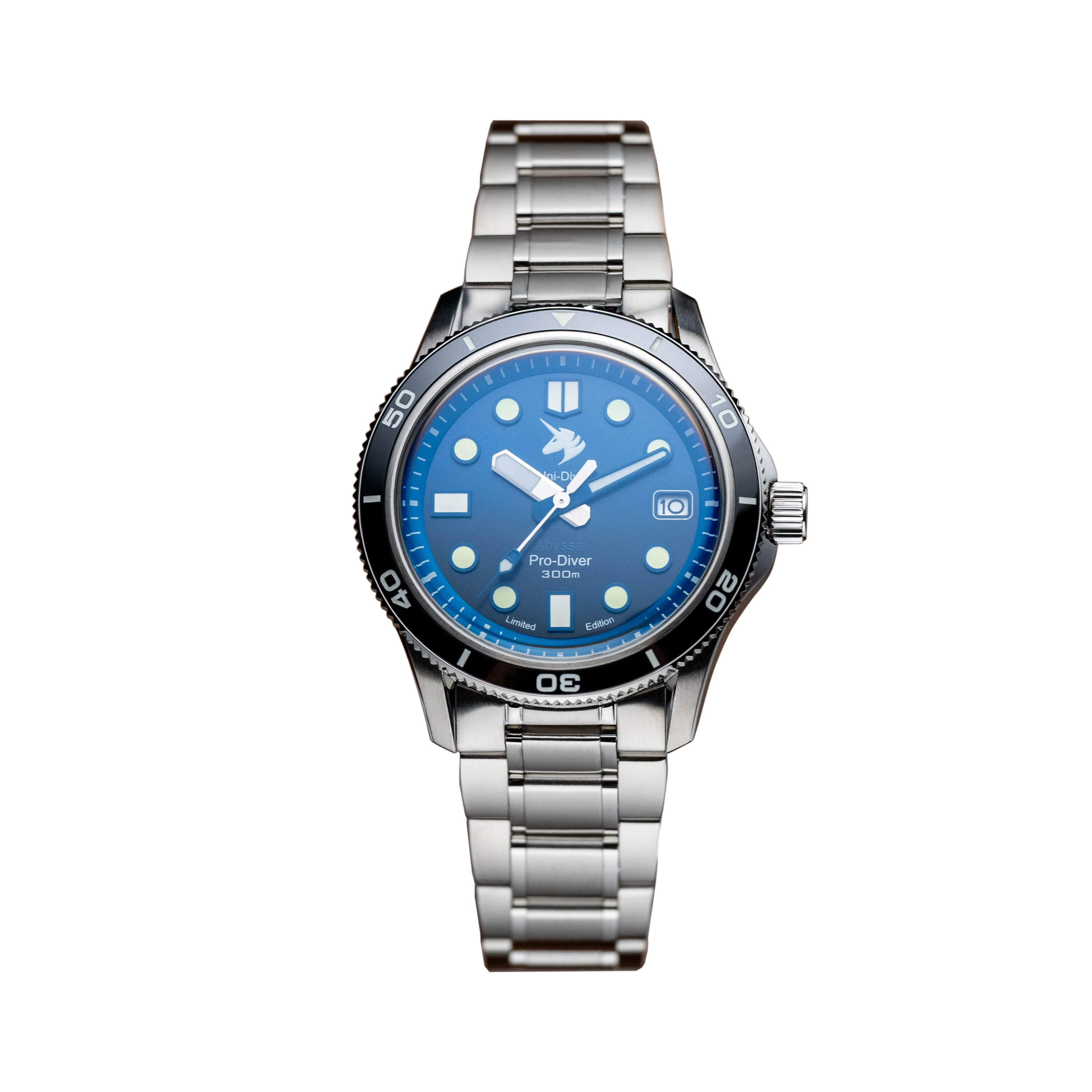 

PROXIMA Men Diver Watch 39MM Automatic Mechanical Wristwatch 10Bar Gradient dial BGW-9 Luminous Sapphire Ceramic Bezel NH35