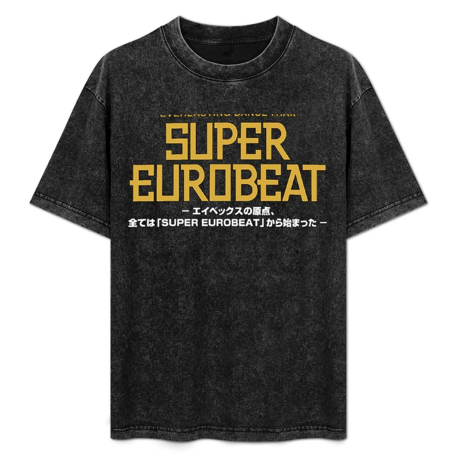 

Super Eurobeat T-Shirt Plus Size Simple Casual Top