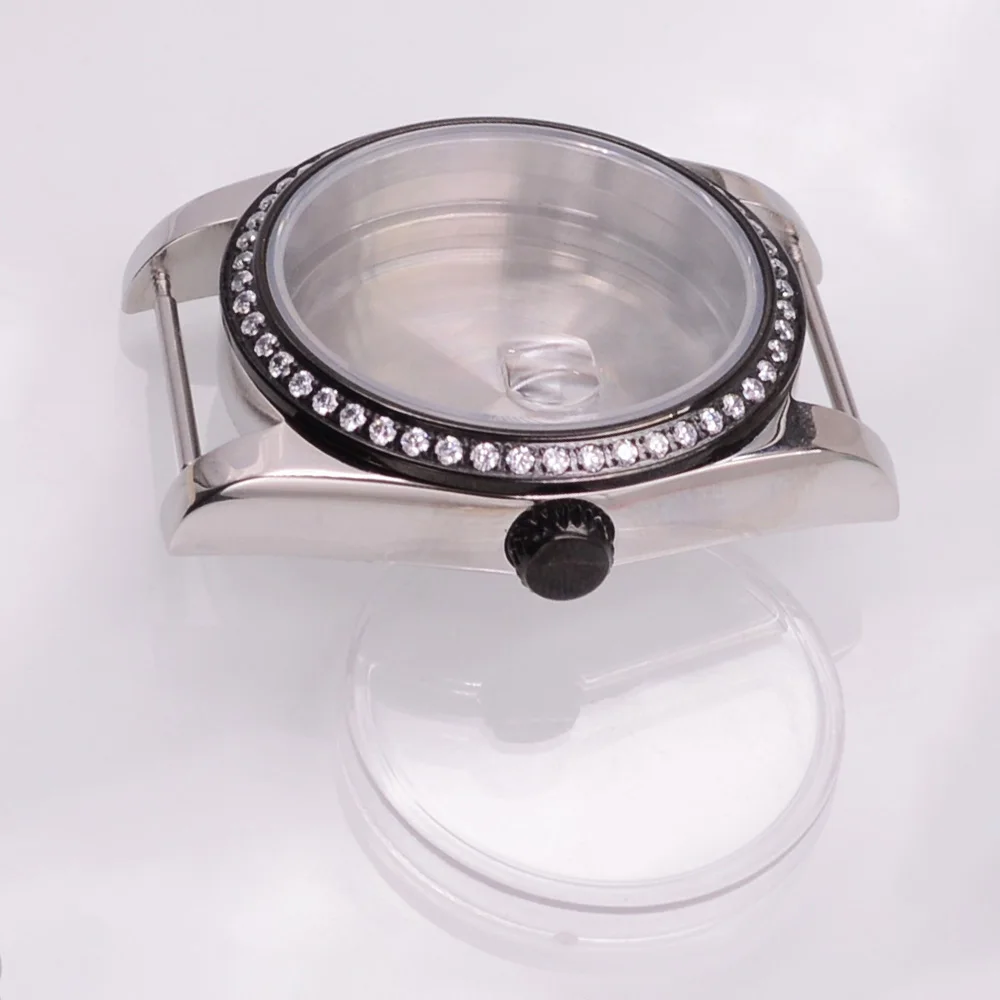 

40mm Pig Snout Style Watch Case with Sapphire Glass - Compatible with NH34/NH35/NH36/PT5000/ETA2824/ST2130 Movements
