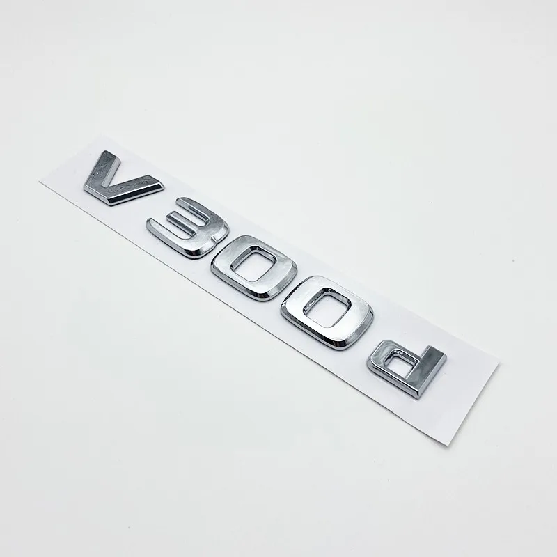 3D-Buchstaben V200d V220d V250d V300d V350d ABS-Emblem für V-Klasse Auto-Kotflügel-Abzeichen Kofferraum-Namensschild Logo-Aufkleber – Detail 16