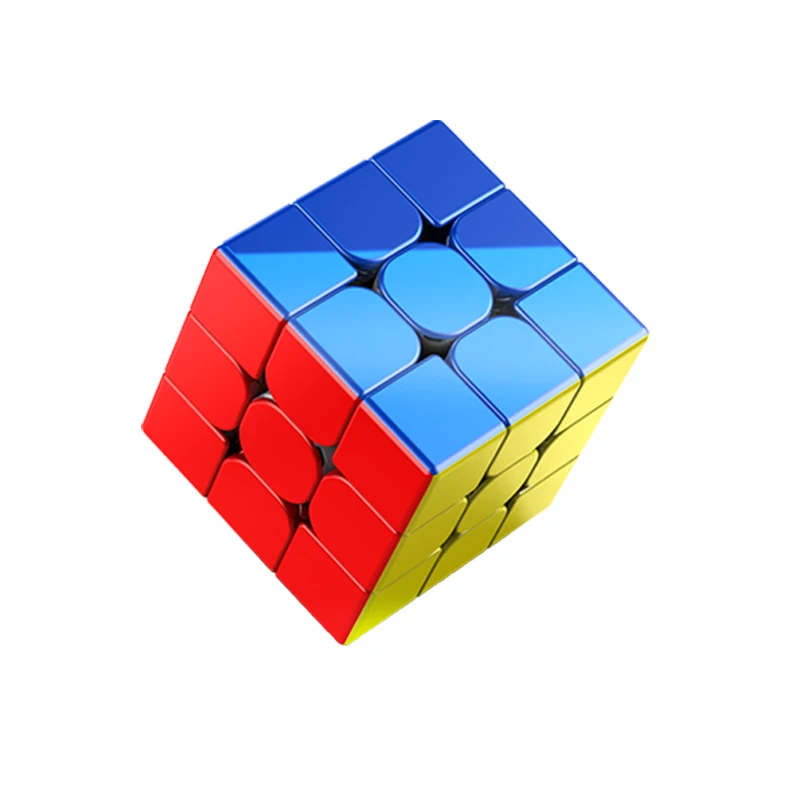 MoreTrycube X3 Single Magnetic Fast Silent Cube 3X3 Professional Zero Delay Ultra-Fast Turning Magic Cube Puzzle Kid Safe Toy