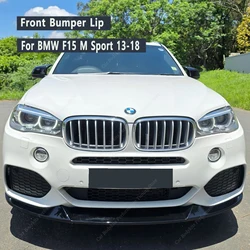 For Bmw X5 F15 M Sport MP Style Front Bumper Splitter Lip Spoiler Diffuser X5 25d 30d 40d 35i 40e M50i M50d Bodykits 2013-2019