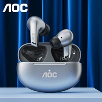 AOC LP5 Bluetooth Earphones HIFI Sound Business Headset Noise Reduction Gaming Music Earbuds with Mic Sport for Xiaomi Lenovo