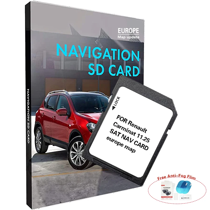 Carminat 11.25 Sat Nav Navigation SD Card for Renault Europe 2024 Newest Map