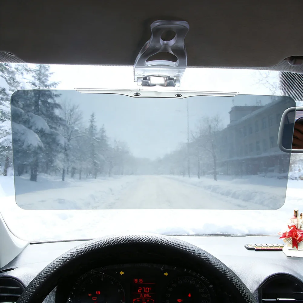 Snow Resistant Adjustable Car Sun Visor Extender for Cars and SUVs Enhances Visibility and Reduces Sun Glare on Windshield