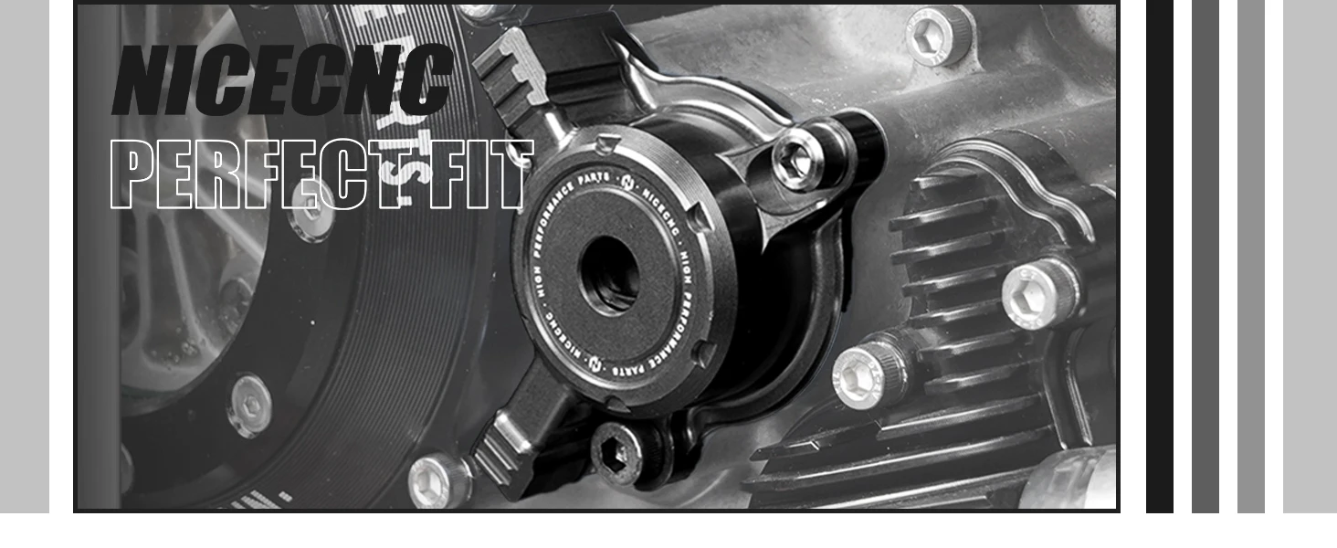 NICECNC Für Yamaha YFZ450R YFZ450X 2009-2024 Transparente Motorölfilter-Abdeckkappe Aluminium Rostschutz ATV Zubehör – Detail 12