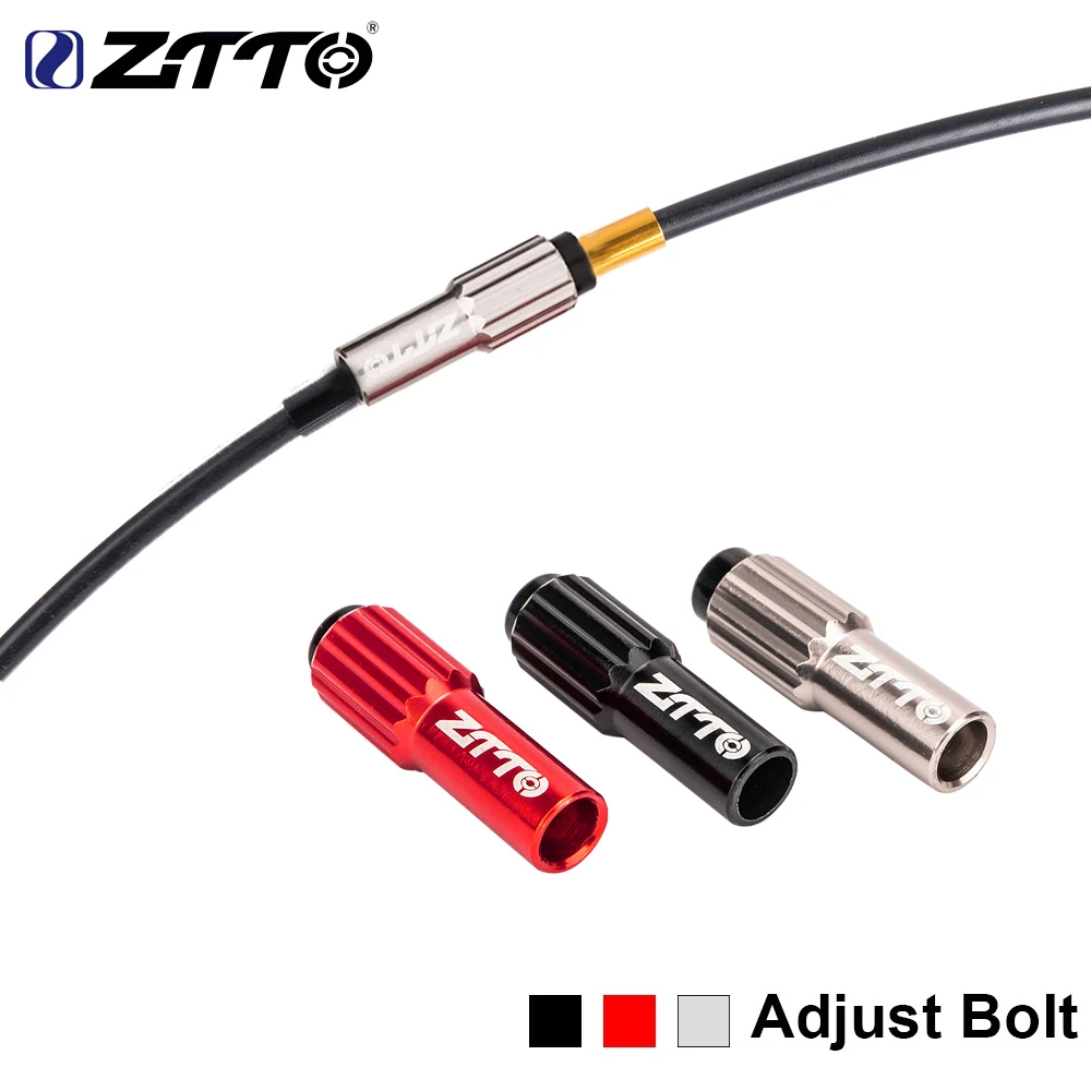 ZTTO MTB Road Bike Cable Gear Shift Connector Shifter Cable Line Micro Adjustable Screws Regulator Adjust Housing Caps