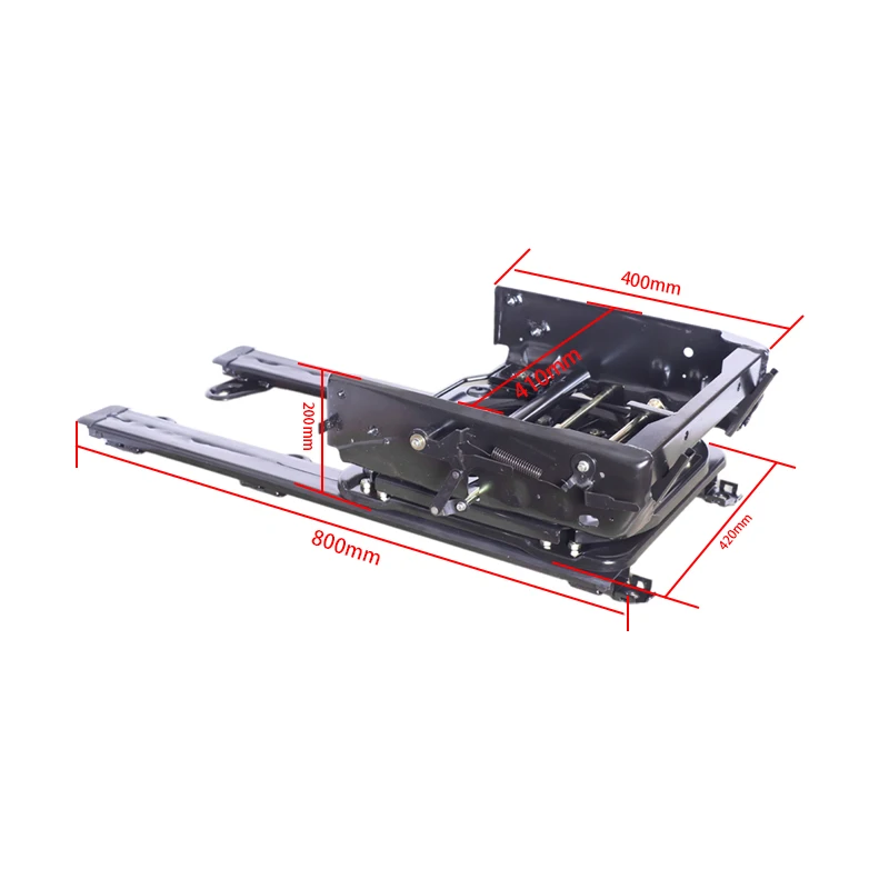 Car seat rotating slide rail Full set of ground rail Middle row rotating sliding turntable assembly Forward rotating modificatio