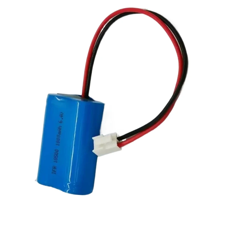 1000mAh6.4VFor Noodvoorziening Lift Intercom Terminal Batterij Nieuwe IFR18500 1000mAh 6.4V Lithium-ijzerfosfaat Batterij