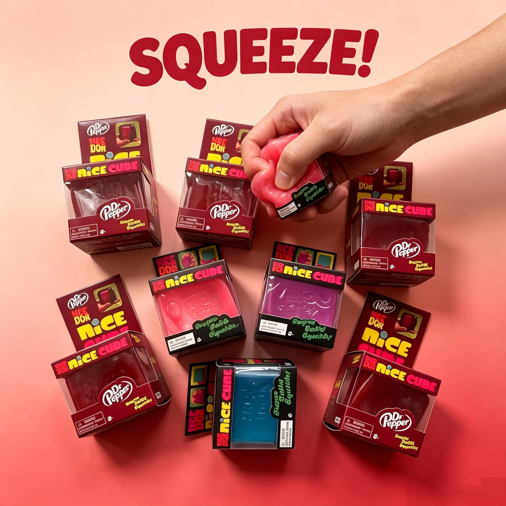 

2026 Schylling NeeDoh Nice Cube Squish Sensory Fidget Toy Stress Relief Anti-Anxiety Calming Toy for ADHD Focus Kids and Adults