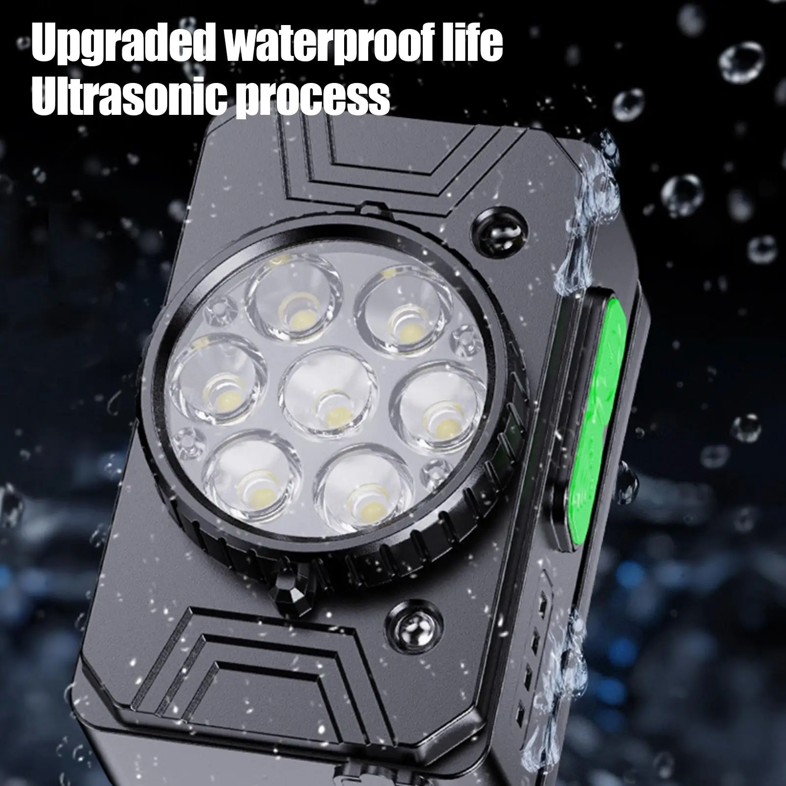 

Налобные фонари для лба, водонепроницаемая лампа, фонарик, светодиодный налобный фонарь для рыбалки, пешего туризма, бега, езды на велосипеде, ремонта