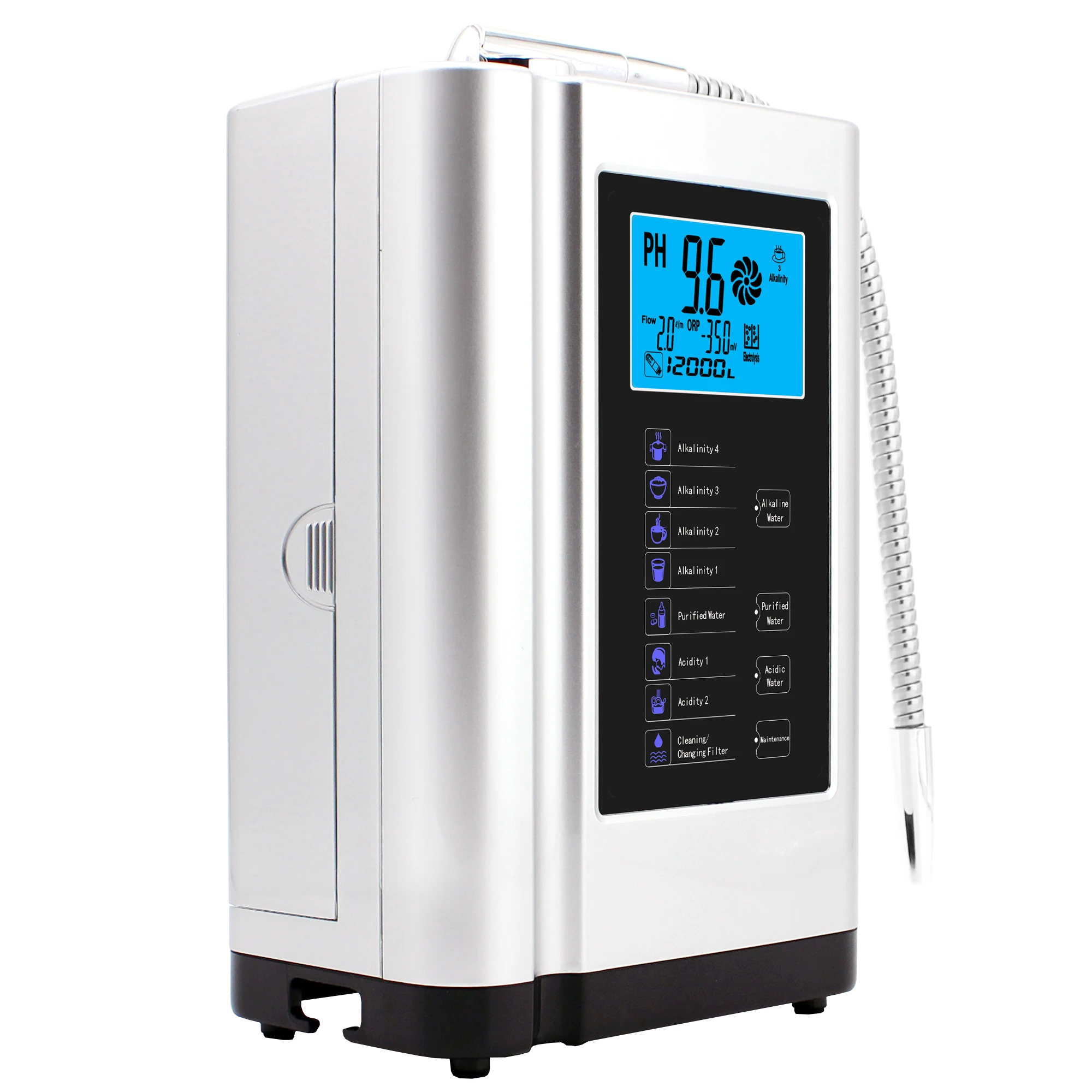 Good quality Hydrogen Water Ionizer alkaline water dispenser for india market