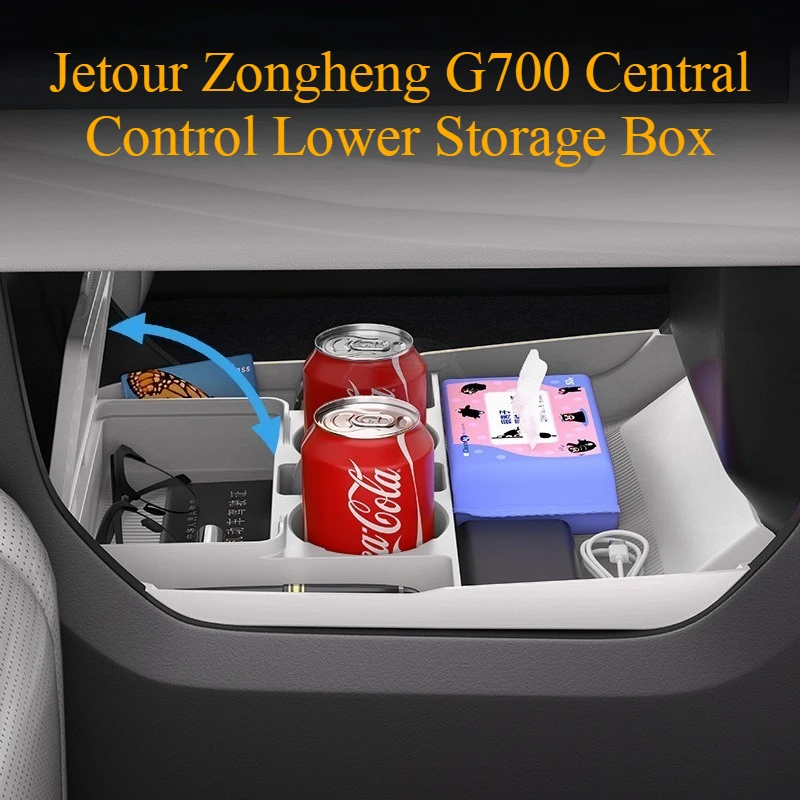 

Для Chery JETOUR Zongheng G700: Силиконовый органайзер-ящик для центрального подлокотника, аксессуары для модификации интерьера автомобиля