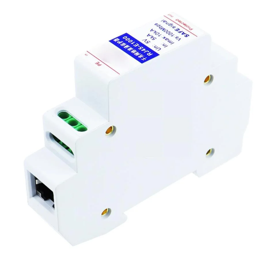 Gigabit Network POE Lightning Arrester High-Definition Surge Protector RJ45-E1000/POE