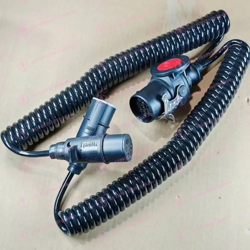 

Heavy Duty 15 Core ABS Trailer Connector Cable Wiring Harness Connection Wires for European Truck Trailer Van RV