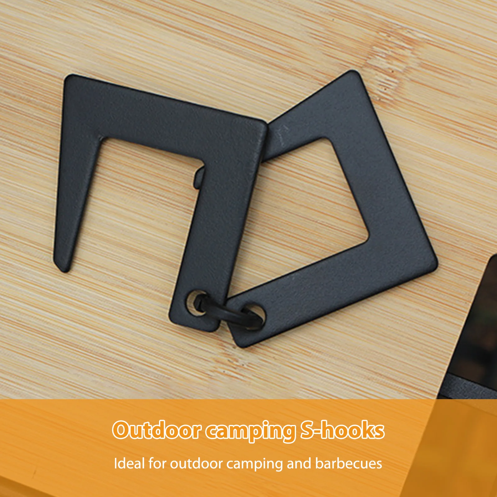 Haki do zawieszania, wielofunkcyjne haki w kształcie litery S, wytrzymałe haki do lamp kempingowych, akcesoria kempingowe na piknik, grill.