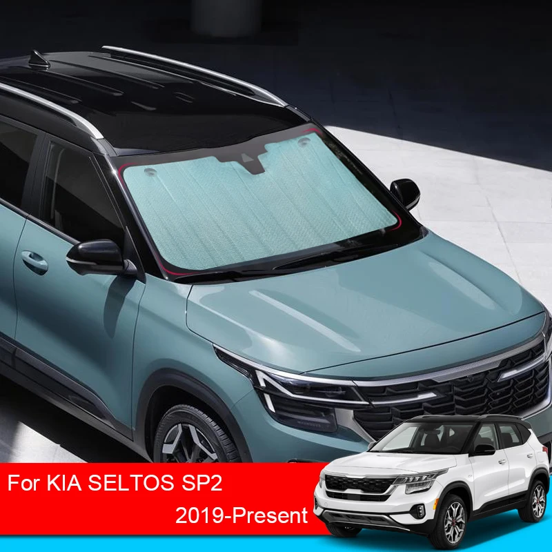 For KIA Seltos SP2 2019-2025 Sunshades UV Protection Windows Curtain Sun Shade Visor Front Windshield Protector Car Accessories