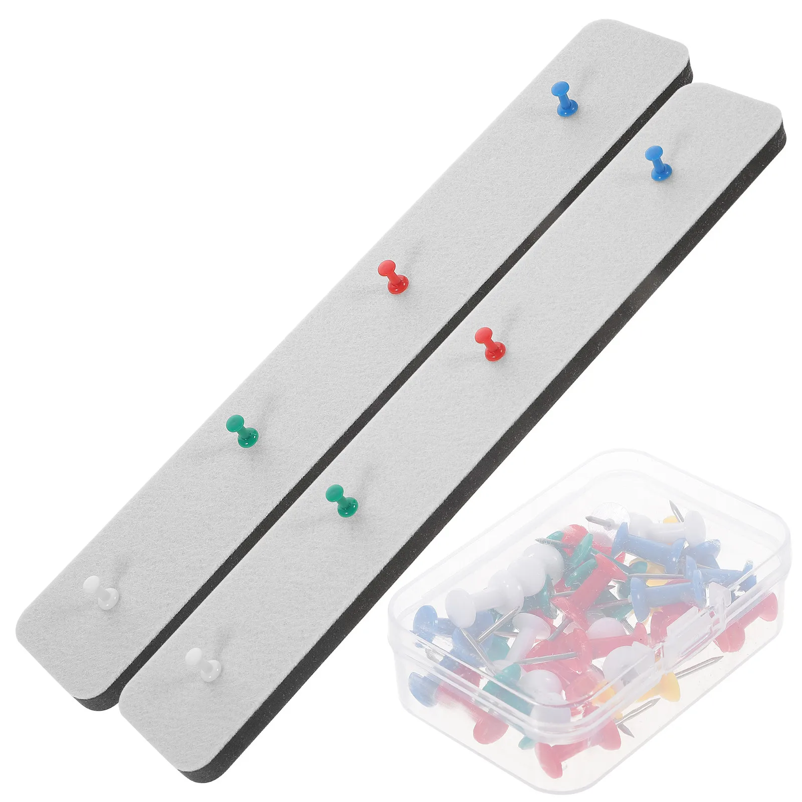 

Набор из 1-го комплекта ярких фетровых полосок для доски объявлений, легко устанавливаемая настенная доска для планирования целей, демонстрации фотографий, меню