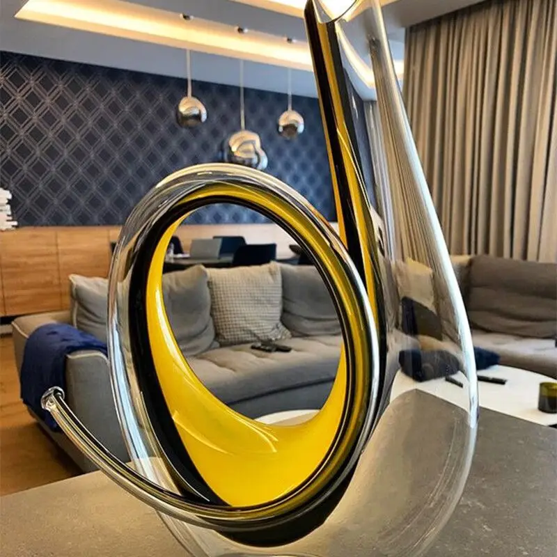 الدورق النبيذ الأحمر والأبيض الدورق على شكل خاص الراقية الخفيفة الفاخرة اليدوية الدورق المنزل