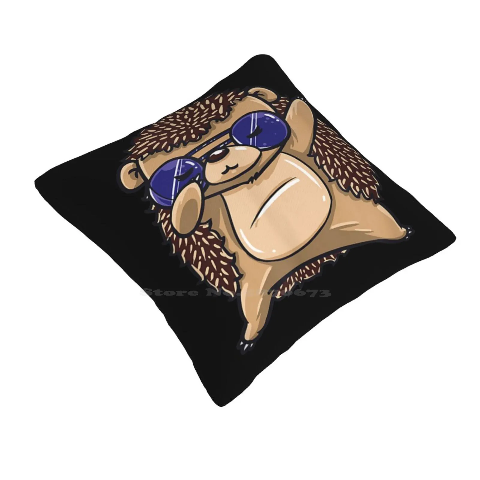 Funny Dabbing Hedgehog Pillow Cover Hug Pillowcase Hedgehog Funny Hedgehog Lover Hedgehogs Hedgehog Dabbing Hedgehog Animal